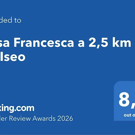 Casa Francesca A 2,5 Km Da Iseo * Provaglio d'Iseo